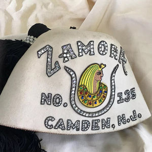 Chapeau Fez Vintage en Feutre avec Long Pompon Noir, Chapeau Maçonnique de Haute Qualité, Meilleure Vente, Service OEM - Product Image 2