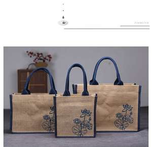 Bolsas de Yute para Almuerzo y Comida al por Mayor con Precio Competitivo, Capacidad de 6-10L, Diseño con Asas - Product Image 4