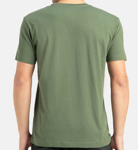 T-shirt basique en coton pour homme, coupe classique, léger, manches courtes, uni, décontracté, pour la mode streetwear, OEM ODM personnalisé - Product Image 2