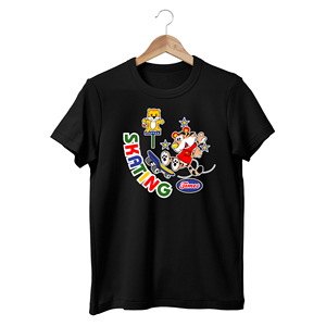 T-shirt personnalisé HMR Kids Sports Design – 100 % coton, coupe oversize, épaules tombantes, uni, décontracté, pour hommes, femmes et enfants - Product Image 1