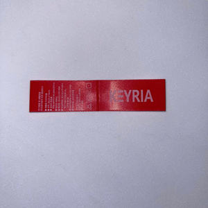 Etiquetas de Goma Ecológicas Personalizadas (PVC/Silicona) |   Parche Rectangular de Corte Recto con Relieve, Corte Láser, para Coser, Impreso con Serigrafía - Product Image 2