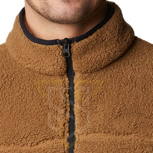 Chaqueta de invierno de lana sherpa a precio económico y más vendida, diseño personalizado para adultos, chaqueta de lana sherpa para hombre adulto - Product Image 6