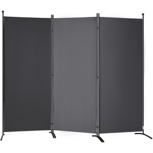 Divisorio in Tessuto da 1,85 m per Ufficio e Camera da Letto, Paravento Pieghevole a 3 Pannelli per Maggiore Privacy - Product Image 1