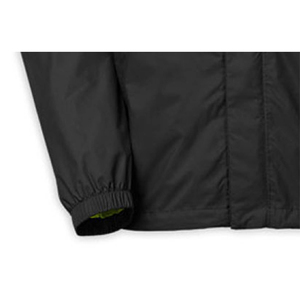 Chaqueta Impermeable con Capucha para Hombre, Color Sólido, Cierre de Cremallera, para Senderismo al Aire Libre, Corte Regular, Invierno, 100% Poliéster, Bolsillos Delanteros - Product Image 5