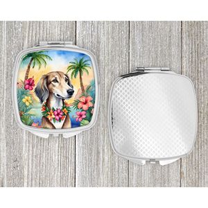 Saluki Luau miroir de maquillage de voyage compact pour les femmes miroir décoratif de poche pliable cadeau pour les filles - Product Image 4