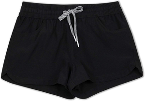 Shorts de Playa para Mujer, de Poliéster, Secado Rápido, Cierre con Cordón, Cintura Media, Estilo Deportivo, Decoración Cruzada, Traje de Baño - Product Image 2