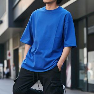 Short Sleeve High Quality Blank Custom <b>Tshirt</b> 100% Cotton Custom Screen Printing 100% cotton T-shirt for men loose fit - Product Image 2