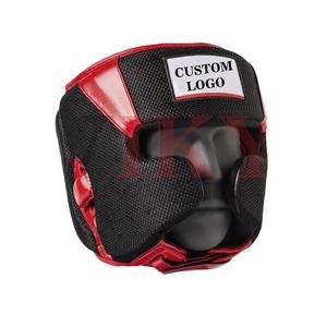 Equipo de Artes Marciales, Protector de Cabeza para Entrenamiento de Boxeo, Cuero, Equipo de Lucha MMA, Casco de Boxeo y Kickboxing - Product Image 1