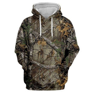 Vêtements de chasse en coton mélangé imperméable personnalisés par sublimation en gros, sweat à capuche camouflage pour la randonnée, le camping et la chasse - Product Image 4