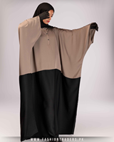 Nouvelle robe islamique pour femmes grande taille Nida, manches cloche, polyester, longueur au sol, respirante, légère, séchage rapide