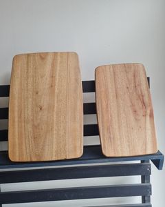 Tablas de cortar de madera rectangulares con mango, paquete combinado para uso en la cocina, ecológicas y personalizables. - Product Image 6