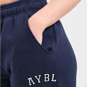 Custom Logo Heavyweight Fleece Crewneck Sweatshirt and Wide Leg Sweatpants <b>Set</b> Oversized Casual Pullover with Matching Lounge - Product Image 3
