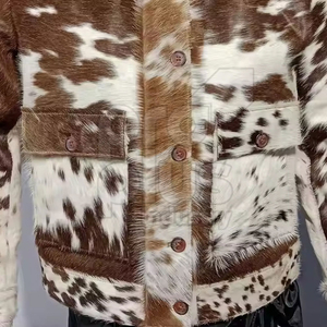 Chaqueta de Piel Sintética para Mujer, Estampado Animal, Cuello Camisero, Manga Larga, Abrigo Informal Cálido para Invierno - Product Image 6