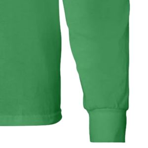 Sudadera Verde Gráfica de Manga Larga con Cuello Redondo, Jersey Casual Deportivo para Mujer, Parte Superior con Puños Acanalados y Diseño Estampado, Moda Cotidiana - Product Image 3