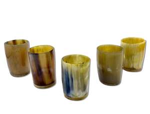 Verre à boire en corne de buffle de style classique, fait main, avec couvercle en bois, gobelet en corne naturelle, écologique, durable, grande capacité - Product Image 5