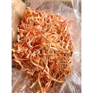 SUMINISTRO DE FÁBRICA MERIENDA DE MARISCOS SECAS DE CALAMAR TRITURADO A GRANEL DE ALTA CALIDAD DULCE CON SABOR DE QUESO CALAMAR TRITURADO - Product Image 4