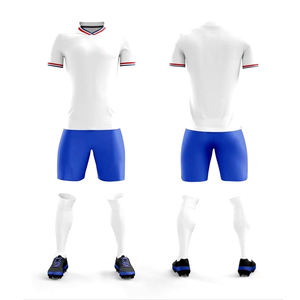 Customized Blank Soccer Jersey & <b>Shorts</b> <b>Men</b> Football Team Uniforms Adult <b>Mens</b> Training Suit Sportswear Sleeve Uniform - Product Image 3