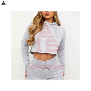 บริการขายส่งเสื้อครอปท็อปผู้หญิงผ้าคอตตอนผสมแบบ OEM รุ่นใหม่ล่าสุด สีพื้น แฟชั่นเสื้อครอปท็อปผู้หญิง - Product Image 4