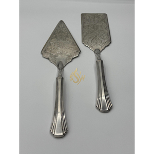 Juego de Servidores de Pastel Ecológicos y Modernos, Cuchillo para Servir Postres con Mango Decorativo de Acero Inoxidable, Vajilla para Fiestas, Bodas y Cenas - Product Image 3