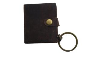 Handmade Brown Genuine <b>Leather</b> <b>Keyring</b> Compact Stylish Stretchable Key Holder Frame Holder Key Chain Gift Personalize <b>Leather</b> Ke - Product Image 2