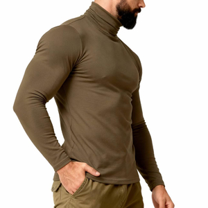 Pull-over décontracté pour homme en coton et polyester, col roulé, écologique, doux et respirant, tendance et durable - Product Image 4