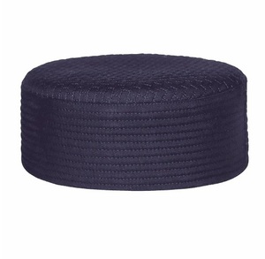 Casquettes de prière islamiques brodées sur mesure, respirantes et écologiques pour hommes, Kufi Taqiyah, cadeau de Ramadan et de l'Aïd, chapeaux musulmans tendance - Product Image 2