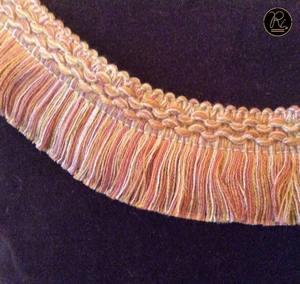 Dentelle à franges de luxe durable avec bordure décorative en polyester pour saris, garnitures artisanales en gros à prix compétitifs - Product Image 2