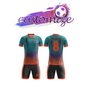Equipación Profesional de Fútbol con Impresión de Patrocinadores y Logotipos - Product Image 2