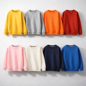 Sweat-shirts pour hommes surdimensionnés respirants OEM, en coton French Terry, manches longues, col rond, 330 g/m², vente en gros - Product Image 3