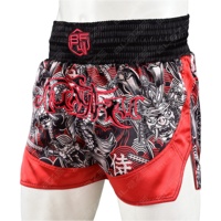 Short de Muay Thaï imprimé personnalisé unisexe Kickboxing Shorts de combat Shorts d'arts martiaux