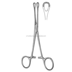 Pince à tissus intestinaux manuelle réutilisable William de 16 cm, qualité supérieure, instruments en acier inoxydable allemand A-1 VERITAS - Product Image 1