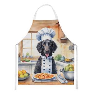 Curly-Coated Retriever Printed Large Multicolor Unisex <b>Apron</b> for Adults Kitchen <b>Cooking</b> Baking Gardening or Crafts Server - Product Image 1