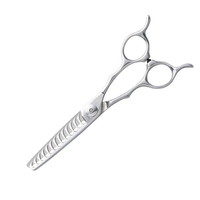 Ciseaux à effiler professionnels en acier inoxydable de qualité supérieure, durables, à tranchant aiguisé, pour coiffeur, A+