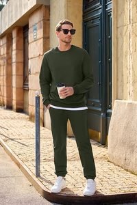 Conjunto Deportivo Premium con Sudadera con Capucha y Pantalones Jogger, Ropa Deportiva con Logotipo Personalizado, Conjunto Deportivo para Hombre, Conjunto Deportivo de Felpa Gruesa - Product Image 4