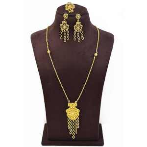 Joyería al por Mayor, Juego de Joyas con Colgante de Diseño Turco Tradicional, Chapado en Oro de 14K, 18K y 24K, Estilo Dubái, Joyería de Moda, Oro, Joyería - Product Image 1