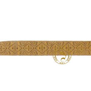 Ribetes de encaje trenzado dorado OEM al por mayor para textiles y vestidos, encaje dorado personalizado, epaulettes, trenzas de encaje para hombros - Product Image 2