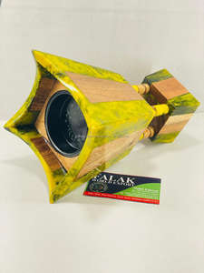 Brûleur d'encens arabe antique de qualité supérieure en bois et résine époxy, porte-bakhoor, décoration d'intérieur à vendre - Product Image 2