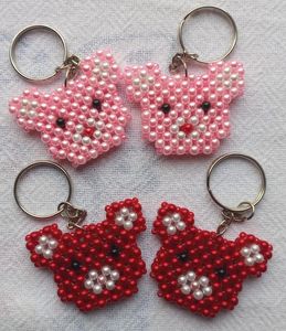Porte-clés brodé personnalisé avec des détails faits main attrayants pour des cadeaux promotionnels - Product Image 5