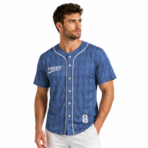 Maillot de baseball personnalisé en sublimation, respirant en mesh, entièrement boutonné, vêtements de sport pour hommes, uniformes d'entraînement d'équipe, streetwear hip-hop - Product Image 3