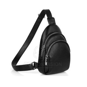 Bolso Bandolera de Cuero Genuino OEM/ODM, Bolso Mensajero Pequeño, Fabricante Mayorista de Bolsos Bandolera de Cuero de Moda - Product Image 2