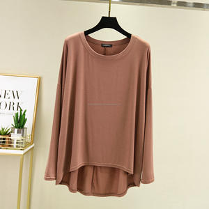 T-shirt personnalisé à longue queue à manches courtes épais 100% coton Logo numérique conception col rond coupe régulière High Street séchage rapide respirant - Product Image 3