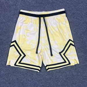 Shorts de course décontractés pour hommes, taille mi-haute, en tissu Oxford écologique, imperméables, coupe-vent, respirants, à séchage rapide, couleur unie - Product Image 2