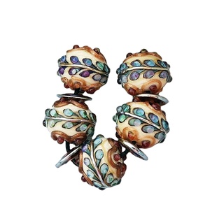 Cuentas de resina SUPER GARMENT para fabricación de joyas, cuentas de resina para decoración de prendas, accesorios embellecedores, Material de resina para collar - Product Image 2