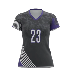 Custom Digital Printed Fully Sublimated Unisex Volleyball Jerseys Quick Dry High Quality 100% Polyester <b>Adjustable</b> <b>Strap</b> Team - Product Image 3