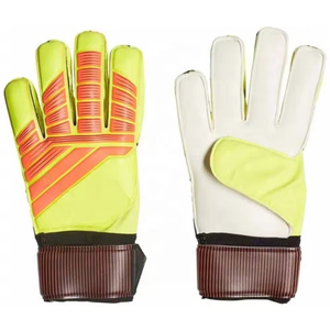 Football Goalkeeper Gloves PU <b>Full</b> Finger Non <b>Slip</b> Breathable Adjustable Wrist Strap Hook Loop Closure Unisex Silicone Printed - Product Image 6