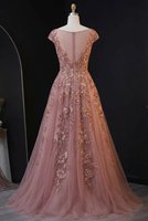 Handgefertigter, schwerer, perlenbesetzter Mesh-Stoff, luxuriöser, 100 % Polyester, schlichter blauer Pailletten-Abendkleid in Trompeten-/Meerjungfrauenform mit Schleppe