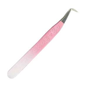 Pinzas Quirúrgicas Morje Rosadas para Pestañas con Diseño de Corazón, Punta Suave de Precisión, Acero Inoxidable de 10 mm para Extensión de Pestañas - Product Image 6