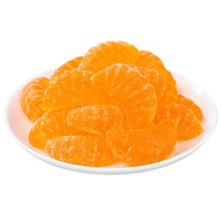Bonbons gélifiés orange 5g très populaires, saveur fruitée, enrobés, décoratifs, sucrés et acidulés, en vrac