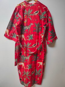 Cotton kimono Kimono <b>robe</b> Bridesmaid <b>robe</b> kimono night dress Beach wear dress night kimono - Product Image 5