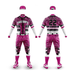 Tenue de baseball professionnelle personnalisée avec logo imprimé, kit d'équipe prêt pour le jeu, confort supérieur - Product Image 4